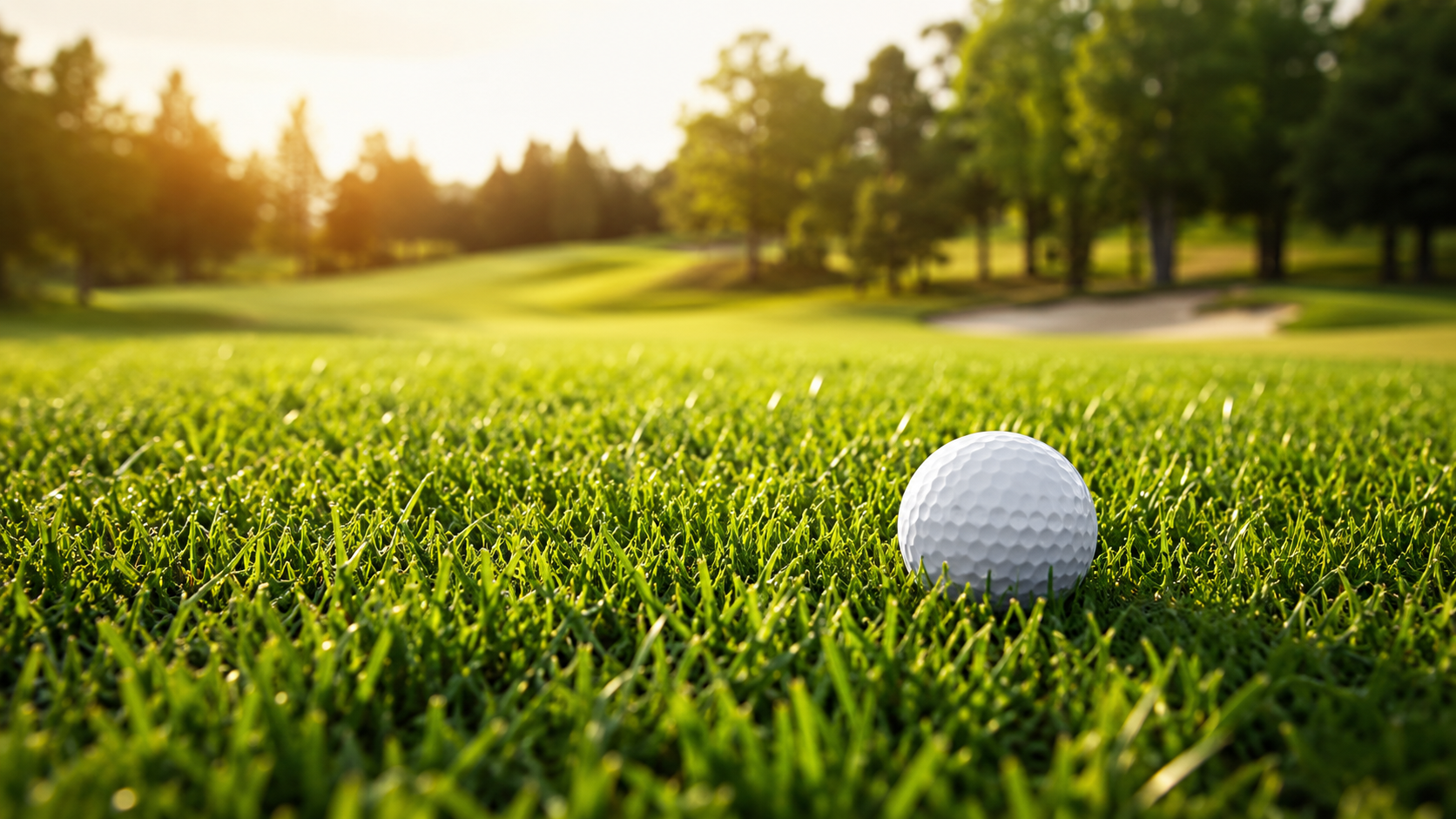 Rancho Park golf course fairways at golden hour bordering Cheviot Hills