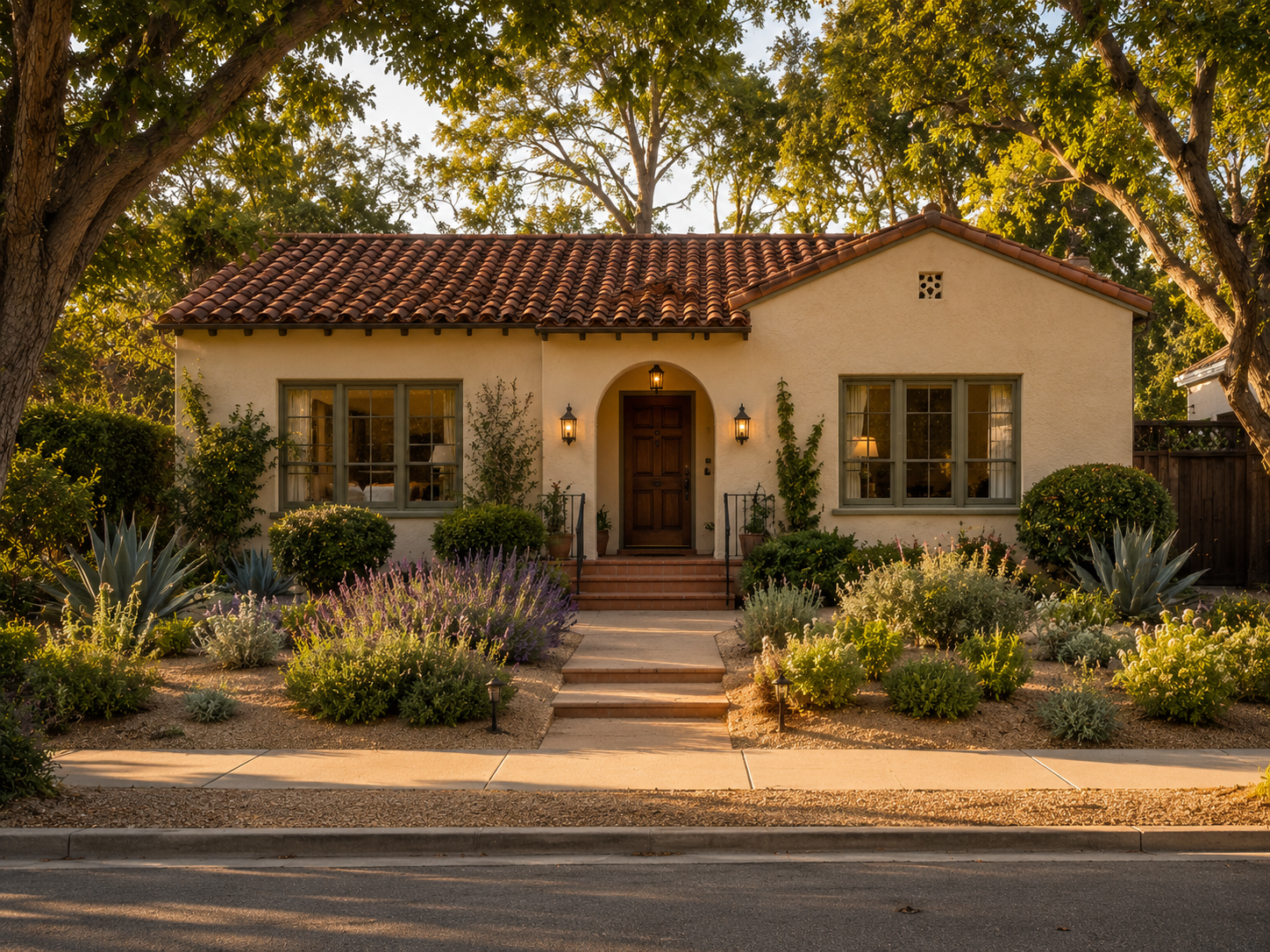 Brentwood neighborhood — residential streets and architecture